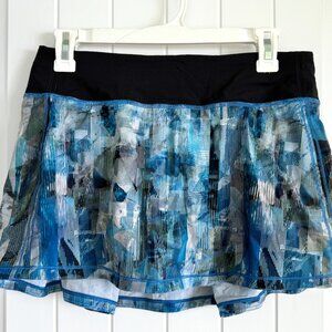 Lululemon Run Pace Setter Skirt Skort Size 6